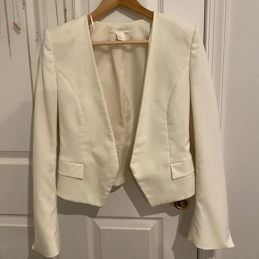 H&M Cream White Blazer